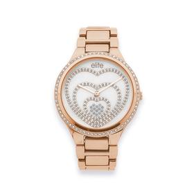 Elite-Ladies-Rose-Tone-Watch on sale