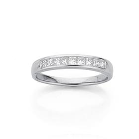 18ct-White-Gold-Diamond-Anniversary-Band on sale