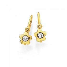 9ct-Kids-White-Cubic-Zirconia-Earrings on sale