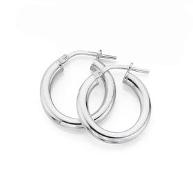 Sterling-Silver-3x12mm-Tube-Hoop-Earrings on sale