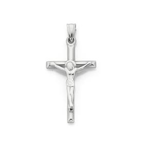 Sterling-Silver-Fine-Crucifix-Pendant on sale