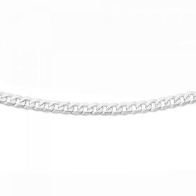 Sterling-Silver-55cm-Light-Medium-Cuban-Curb-Chain on sale