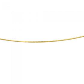 9ct-Gold-45cm-Box-Chain on sale