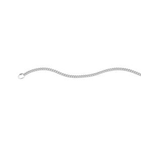 9ct-White-Gold-45cm-Solid-Curb-Chain on sale