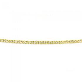 9ct-Gold-50cm-Double-Curb-Chain on sale