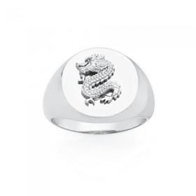 Silver-Dragon-Gents-Ring on sale
