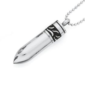 Steel-Wave-Bullet-Pendant on sale