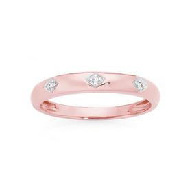 9ct-Rose-Gold-Diamond-Stacker-Ring on sale