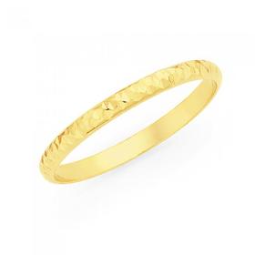 9ct-Gold-Fine-Stacker-Ring on sale