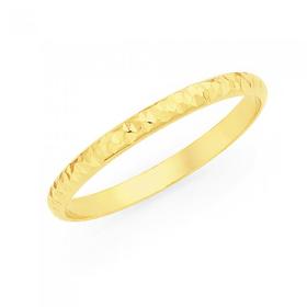 9ct-Gold-Fine-Stacker-Ring on sale