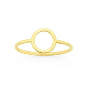 9ct-Gold-Open-Circle-Ring on sale