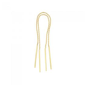 9ct-Gold-Bar-Thread-Through-Drop-Earrings on sale