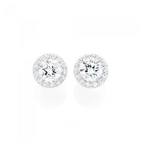 Silver-CZ-Interchangeable-Stud-Earrings on sale