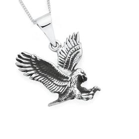 Silver+Eagle+Pendant