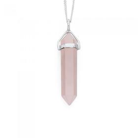 Silver+Rose+Quartz+Mystique+Pendant