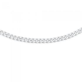 Silver+45cm+Curb+Chain