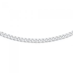 Silver+55cm+Curb+Chain