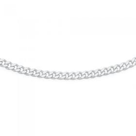 Silver-55cm-Curb-Chain on sale