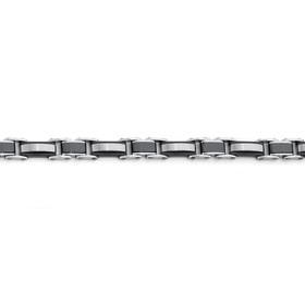 MY-Steel-Black-Centre-Link-Bracelet on sale