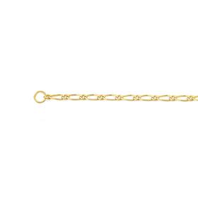 9ct+45cm+Solid+Figaro+1%2B1+Chain