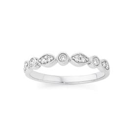 9ct-White-Gold-Diamond-Band on sale