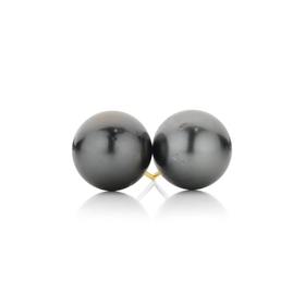 9ct-Gold-Cultured-Tahitian-Pearl-Stud-Earrings on sale