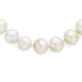 9ct-Gold-50cm-Cultured-Fresh-Water-Pearl-Necklace on sale