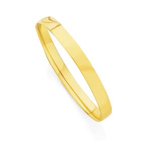 9ct-Gold-65mm-Solid-Bangle on sale