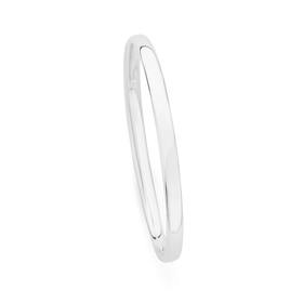 Silver+5x60mm+Solid+Bangle