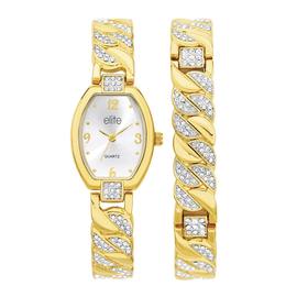 Elite+Ladies+Watch+%26amp%3B+Bracelet+Set