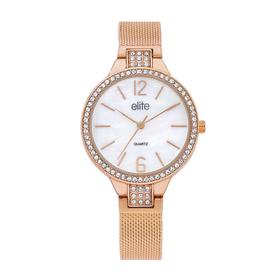 Elite-Ladies-Rose-Tone-Watch on sale