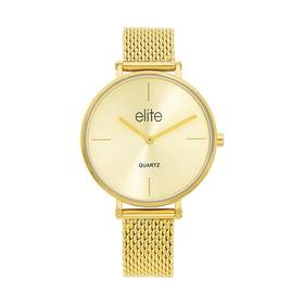 Elite+Ladies+Gold+Tone+Watch