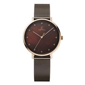 Obaku+Vest+-+Walnut+Ladies+Watch