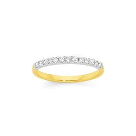 9ct-Gold-Fine-Diamond-Band on sale