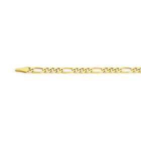 9ct-Gold-50cm-Solid-Figaro-31-Chain on sale