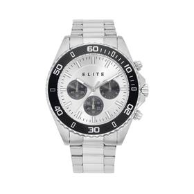 Elite+Mens+Steel+Watch