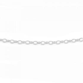 Sterling+Silver+50cm+Oval+Belcher+Chain