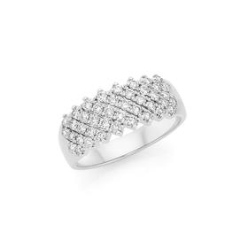 9ct-White-Gold-Wide-Dress-Band on sale