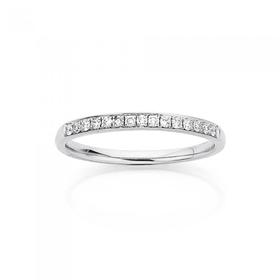 9ct-White-Gold-Diamond-Band on sale