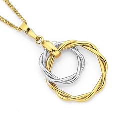 9ct-Two-Tone-Pendant on sale