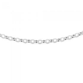 Silver-70cm-Oval-Belcher-Chain on sale