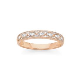 9ct+Rose+Gold+Diamond+Swirl+Band