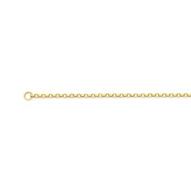 9ct+Gold+45cm+Solid+Round+Belcher+Chain