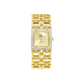 Elite+Ladies+Gold+Tone+Watch