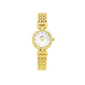 Elite+Ladies+Gold+Tone+Watch