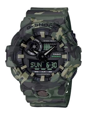 Casio-G-Shock-Green-Camouflage-Mens-Watch-Model-GA700CM-3A on sale