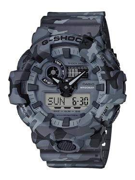 Casio-G-Shock-Grey-Camouflage-Mens-Watch-Model-GA700CM-8A on sale