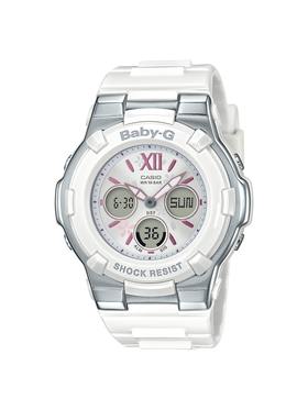 BABY-G+Pastel+White+Ladies+Watch+%28Model%3A+BGA110BL-4B%29