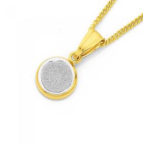 9ct-Gold-Stardust-Glitter-Pendant on sale