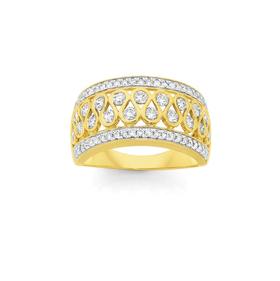 Diamond-Dress-Ring on sale